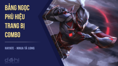 Cách chơi Hayate liên quân mạnh nhất