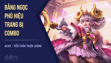 Cách lên đồ Alice liên quân hỗ trợ